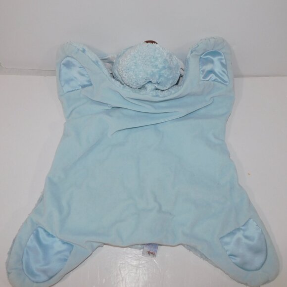 Gund Comfy Cozy Puppy 5846 Blue Plush Dog Baby security Blanket Lovey Mat 23" - Picture 7 of 8